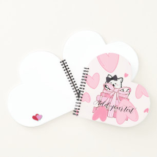 Heart Shaped Spiral Notebook – Customize Your Love