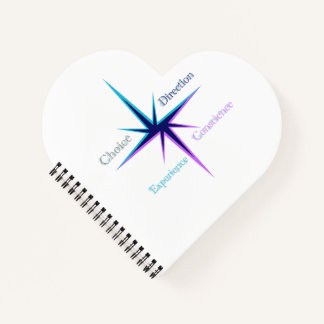 Heart-Shaped Spiral Notebook – Cute Journal for Wr