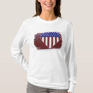 Heart-Shaped Stars and Stripes T-Shirt