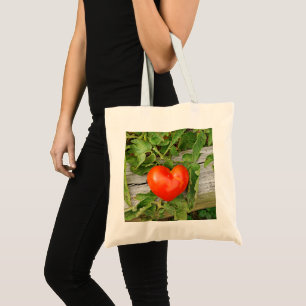 Heart Shaped Tomato Tote Bag