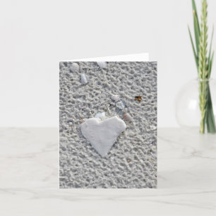 Heart Shell Blank Note Card