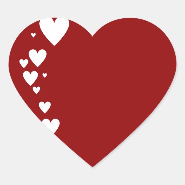 Heart Side II Heart Sticker (Front)