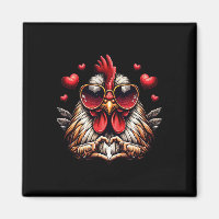 Heart Sign Hand Chicken Kids Mens Womens Chicken V