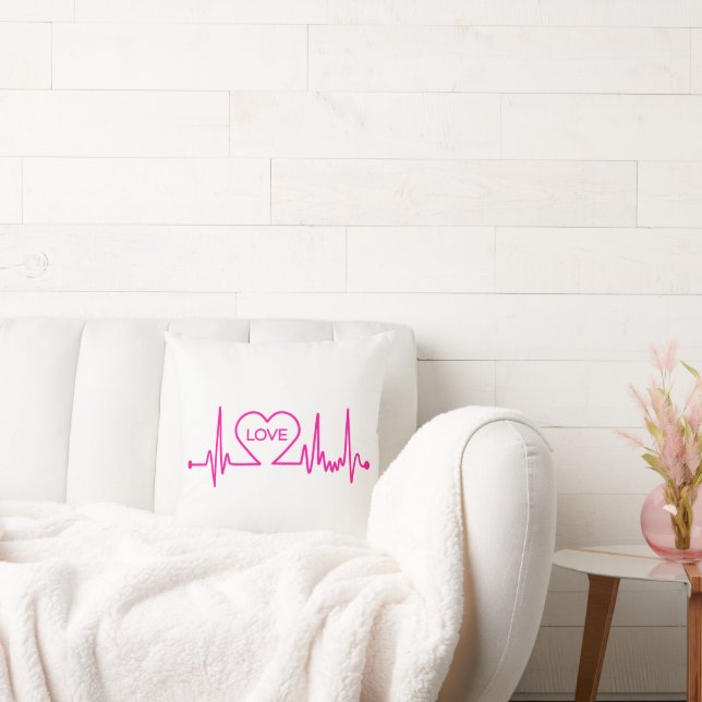 Heart signal cushion (Couch)