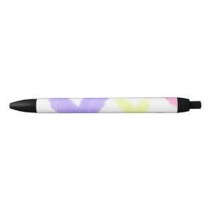 Heart simple minimal text style wedding Mr & mrs c Black Ink Pen