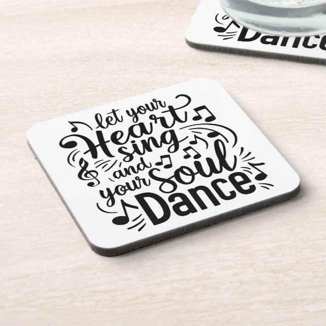 Heart Sing Coaster (Left Side)