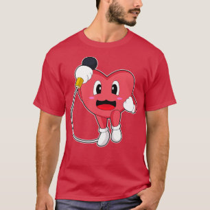 Heart Singer Microphone Music T-Shirt