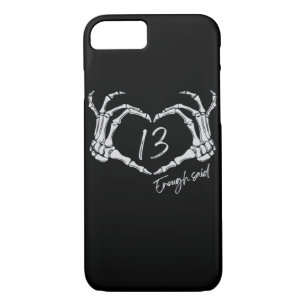 Heart Skeleton Hand Classic Case-Mate iPhone Case