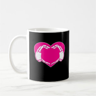 Heart Skeleton Hands Gothic Valentine Classic Coffee Mug