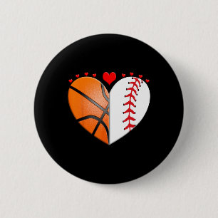 Heart Sketll Sell Valentines Day Sports Lover 6 Cm Round Badge