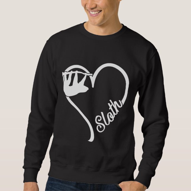 Heart Sloth Sweatshirt (Front)