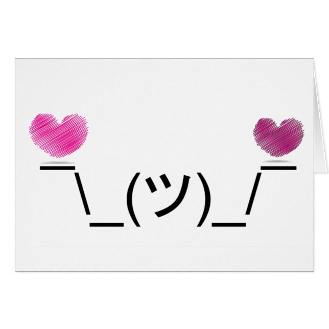 Heart Smugshrug - Customisable (Front Horizontal)