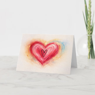 Heart Song Folded Greeting Card