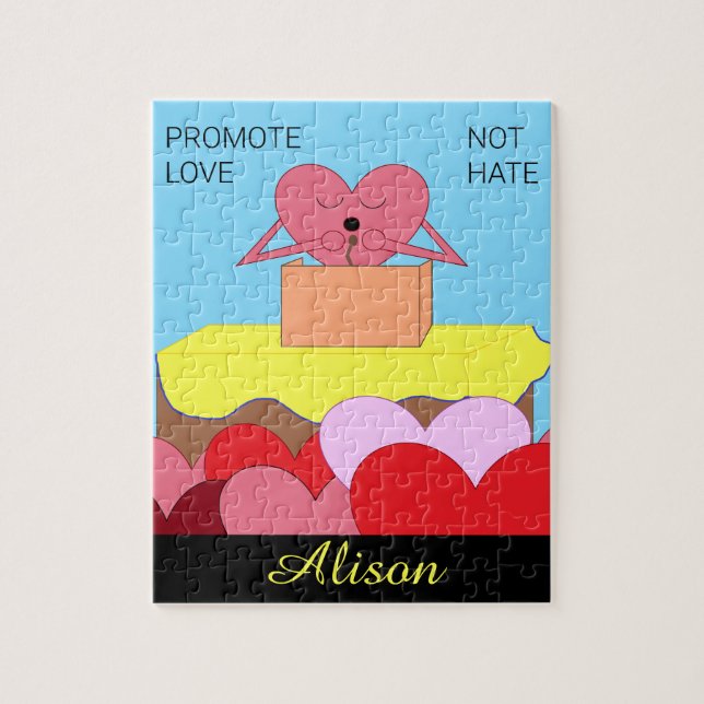 Heart Speaks About Love: Jigsaw Puzzle (Vertical)