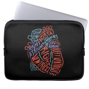 Heart Specialist Anatomy Doctor Medical Biology Laptop Sleeve