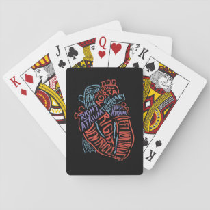 Heart Specialist Anatomy Doctor Medical Biology Playing Cards