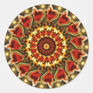 Heart Spiral Sticker