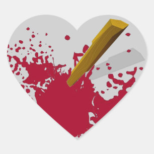 Heart Stake Sticker