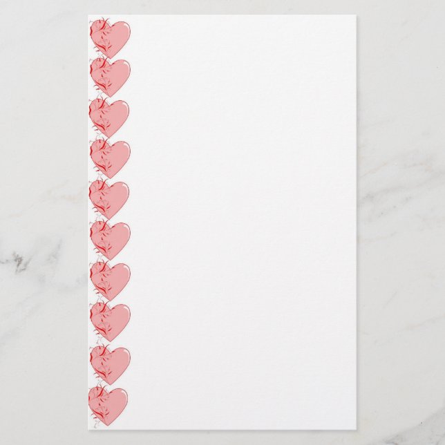 Heart Stationary Stationery (Front)