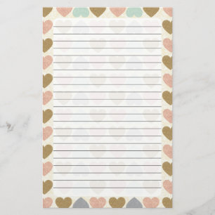 Heart stationery