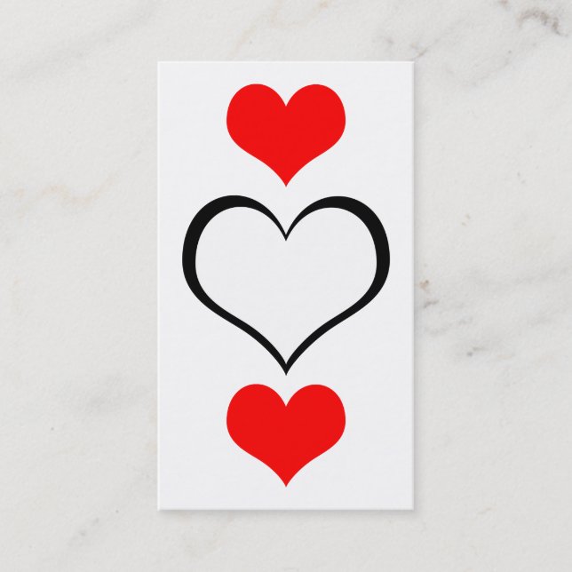 heart stax business card (Front)