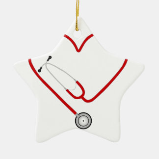 heart stethoscope.jpg ceramic tree decoration