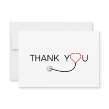Heart Stethoscope Nurse Thank You
