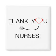 Heart Stethoscope Thank You Nurses