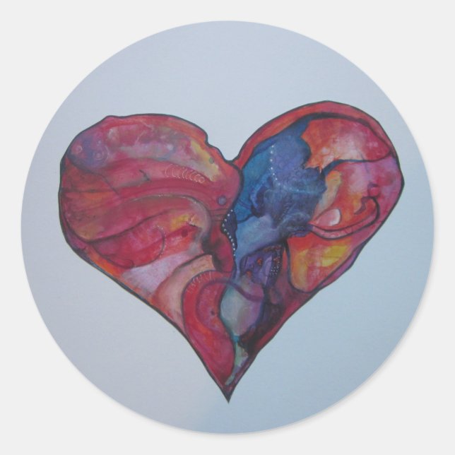 Heart sticker (Front)