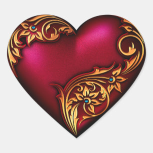heart sticker template