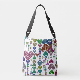 Heart strings crossbody bag