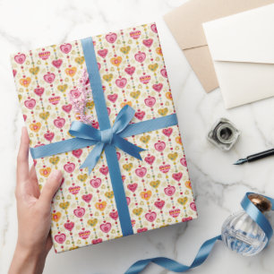 Heart Strings Love Gift Wrapping Paper