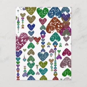 Heart strings postcard