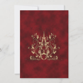 Heart Strings Romantic Goth Invite