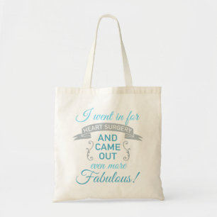 Heart Surgery Fabulous Recovery (Blue) Tote Bag