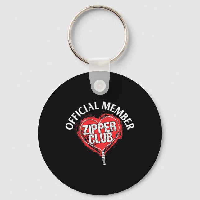 Heart Surgery Official Zipper Club Member Gift  Key Ring (Front)