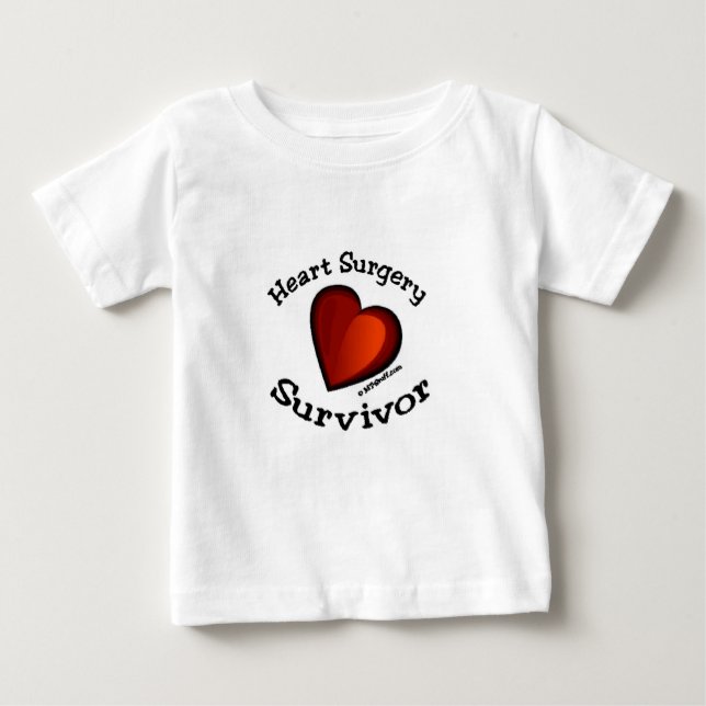 Heart Surgery Survivor Baby T-Shirt (Front)