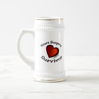 Heart Surgery Survivor Beer Stein
