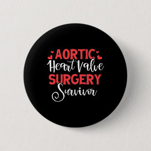 Heart Surgery Survivor Heart Disease Awareness Gif 6 Cm Round Badge