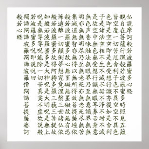 Heart Sutra Poster