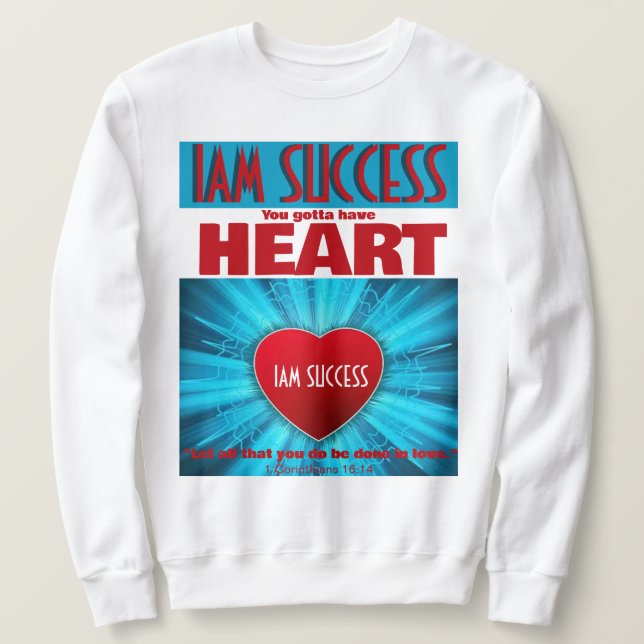 HEART SWEATSHIRT (Design Front)