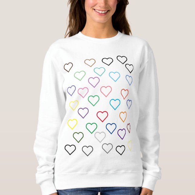 heart sweatshirt (Front)
