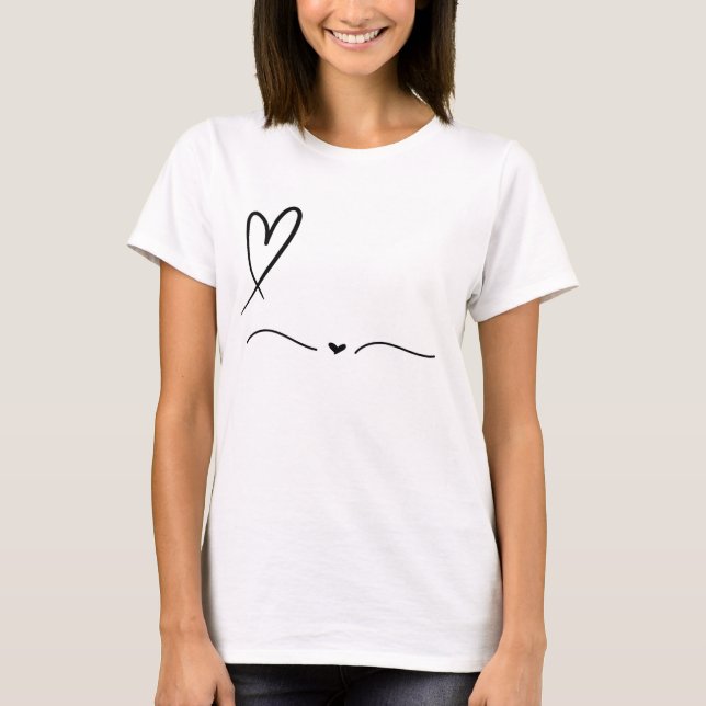 heart t shirt (Front)