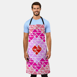 Heart Tangram Pattern  Apron