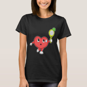 Heart Tennis Tennis racket Sports T-Shirt