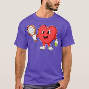 Heart Tennis Tennis racket T-Shirt