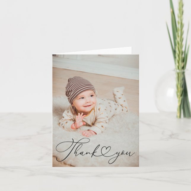 Heart Thank You Card (Front)