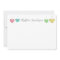 Heart Thank You Note Card Personalized Stationery