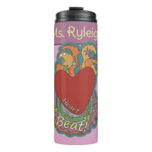 Heart the Beat: Doodles for Music Lovers: Pink Thermal Tumbler