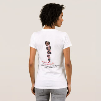 Heart-themed Memorial Keepsake Collage Design T-Shirt